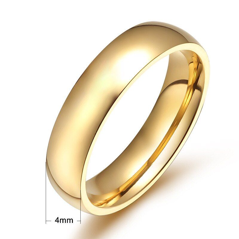 2/4/6/8mm Anti Scratch Tungsten Ring for Women Classic Plain Wedding Bands Simple Basic Fashion Jewelry Never Out of Date