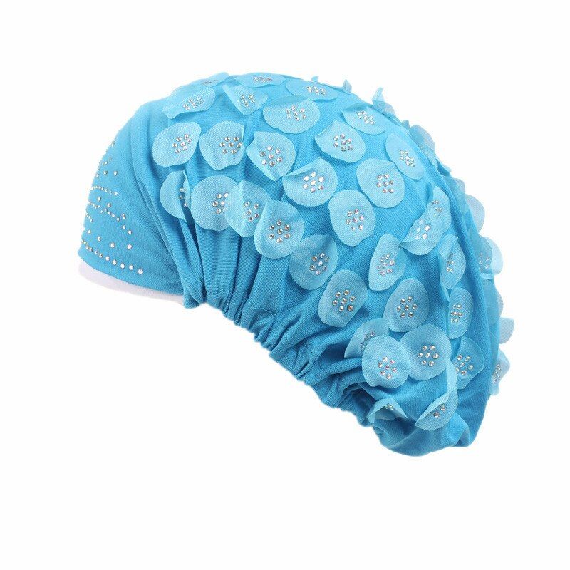 muslim diamonds hijab bonnet stretch inner hijab indian hat headwrap muslim headscarf turban femme musulman turbante mujer