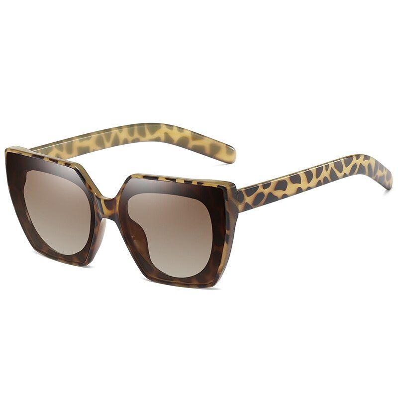 C3 Leopard BrownVintage Luxury Brand Square Sunglasses Women 2020 Cateye Sun Glasses Shades For Woman Sunglass Ladies Retro Sunglases