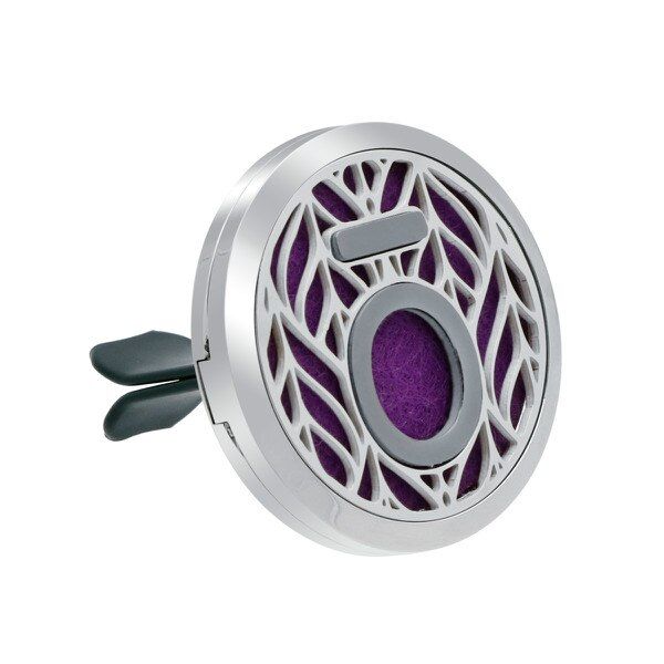Car Clip Vent Aromatherapy Locket Pendants Essential Oils Stainless Steel Diffuser Locket with Pads Drop Shipping(null)
