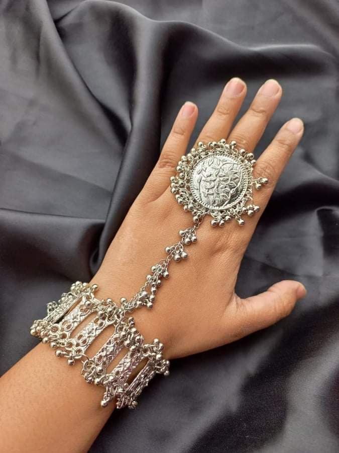 Silver Bangles and finger Ring
