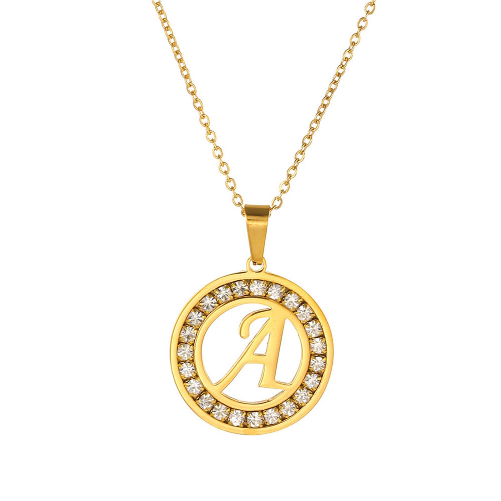 Neckle Alphabet Long Lasting Bright Luster Clavicle Chain