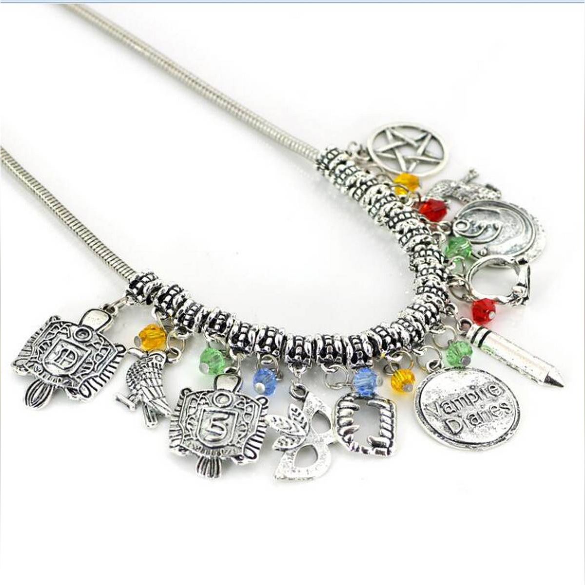 DIY Hand Design Choker Necklaces Supernatural Sailor moon STAR WARS Maxi Necklace for Women Choker Jewelry Gifts