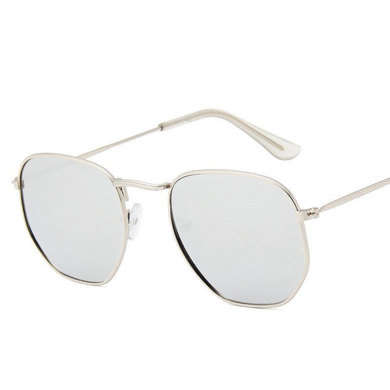 Silver MirrorLuxury Square Polarized Sunglasses Women Men Brand Designer 2020 Retro Driving Sun Glasses For Women Female Lady Sunglass Mirror