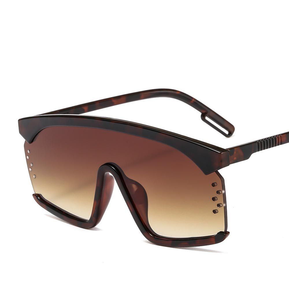 YM0030-2Trendy Cat Eye Sunglasses Women Men 2019 Luxury Brand Fashion One Piece Red Blue Colorful Oversized Goggles Glasses Shades UV400