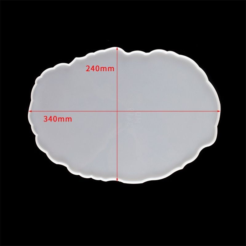 Crystal Epoxy Resin Mold Fruit Plate Tray Casting Silicone Mould Crafts Making