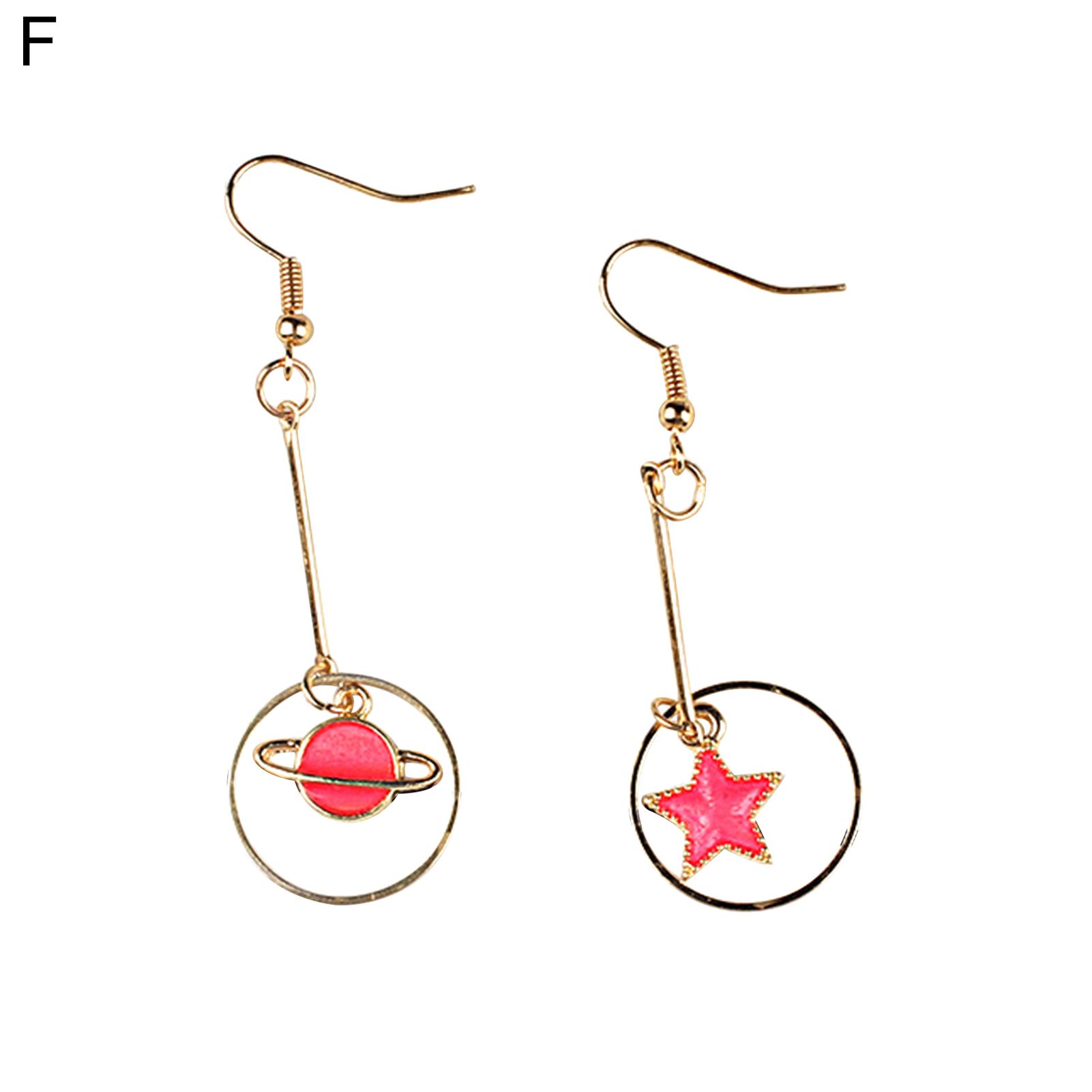 Dangle Earrings All Match All Match Cartoon Moon Star Hook Earrings