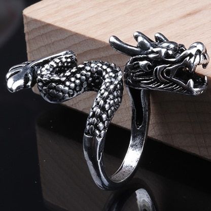 Heavy Rock Punk Joint Rings Vintage Cool Dragon/Skull/Scorpion Gothic Scroll Armor Knuckle Metal Full Finger Rings