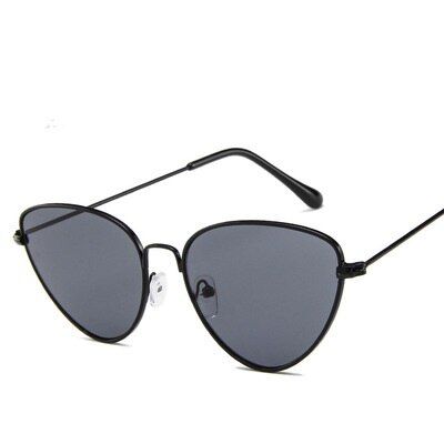 Black grayRetro Red Cat eye Sunglasses Women 2020 Fashion Vintage sunglass Clear ocean lens Sun glasses lentes gefas de sol mujer UV400