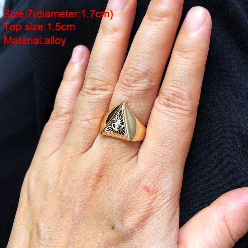 F.J4Z  2019 Hot Women Rings Abalone Shell Top Ladies Rings Semi-circle Coin Eye Rings Gifts anillos de mujeres Dropship
