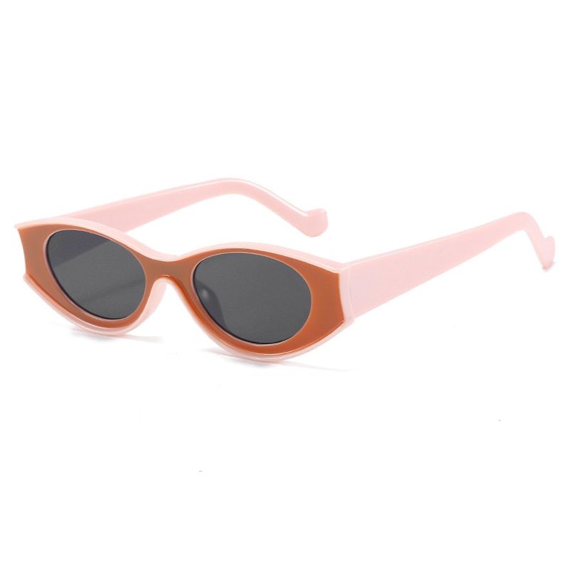 OEC CPO Vintage Cat eye Sunglasses Women Fashion Small Colorful Sun Glasses Men Retro Steampunk Eyewear Shades UV400 Oculos O815