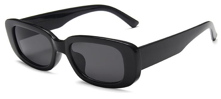 C1 black grayGreen rectangular Womens sunglasses 2020 Vintage Plastic Square Funny Luxury Glasses Men Female Small Frame Sunglasses UV400