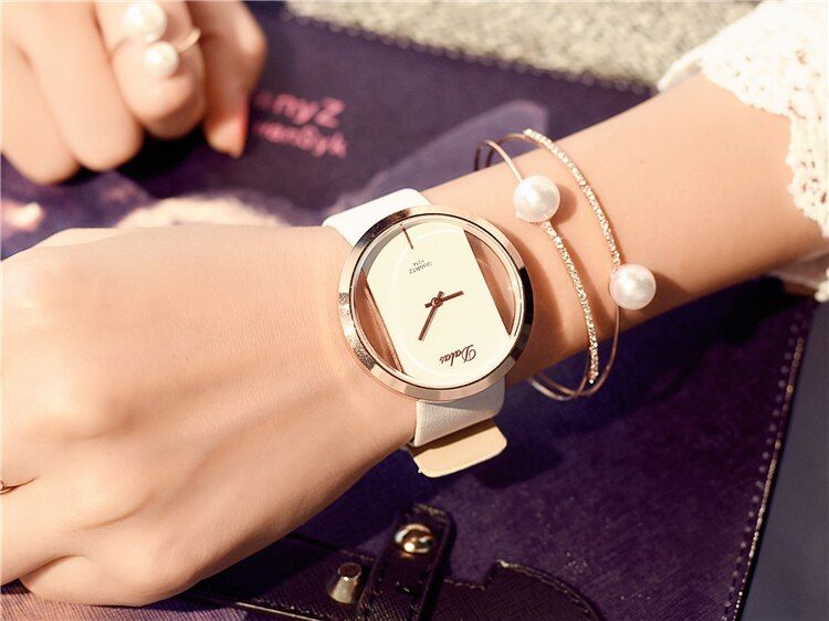Watch Women Luxury Fashion Casual Quartz Watches  Leather Strap Sport Ladies Elegant Wrist Watch Girl Reloj Mujer 2020