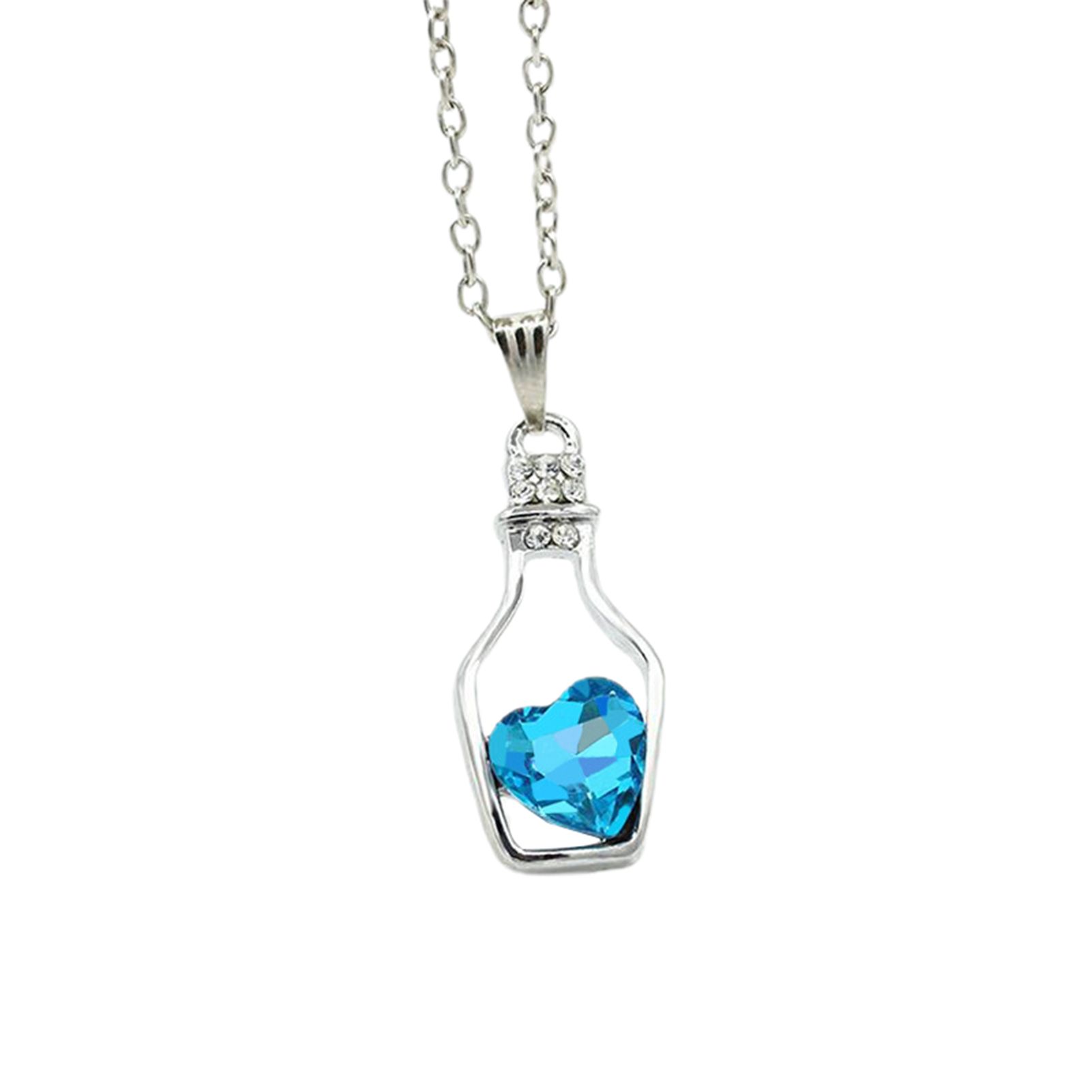 Neckle Lightweight Heart-shaped Drifting Bottle Neckle Choker