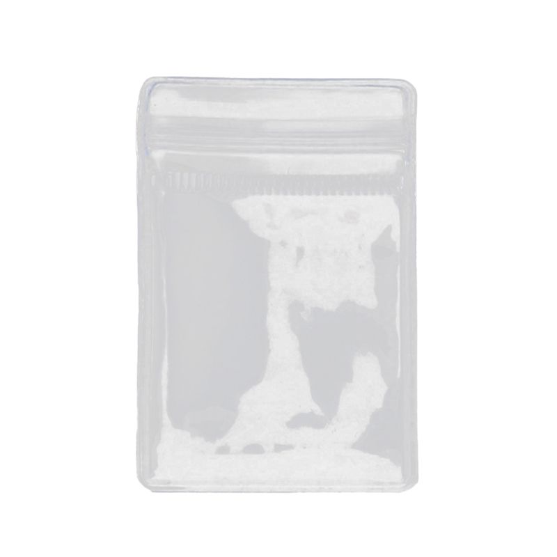 Transparent Jewelry Storage Book Anti Oxidation Jewelry Storage Organizer Bag (100Pcs Zipper Closure Bags)