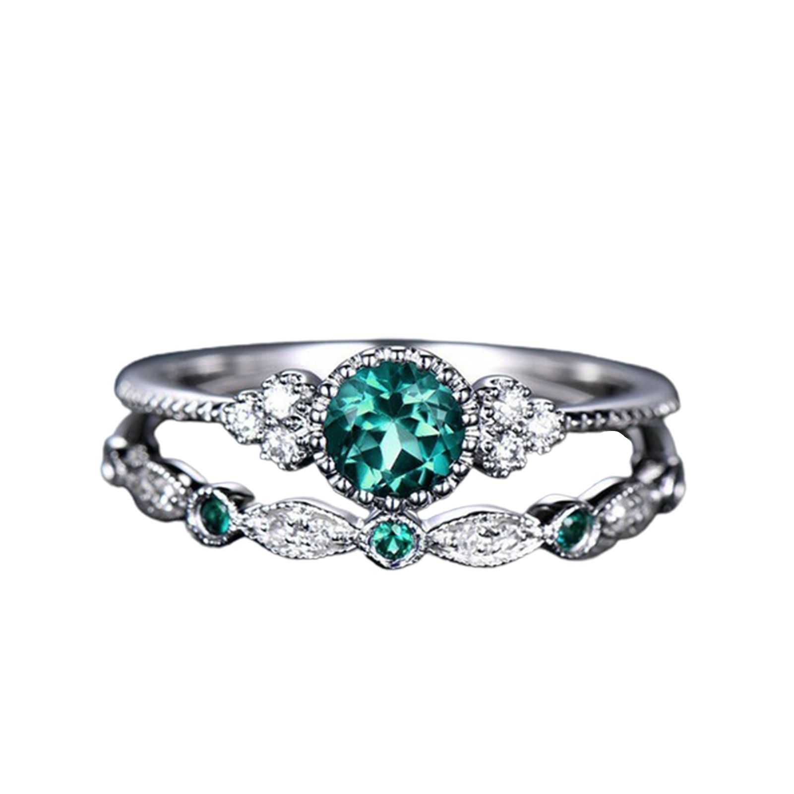 Women Rings Bright Luster Sparkling Exquisite Finger Rings