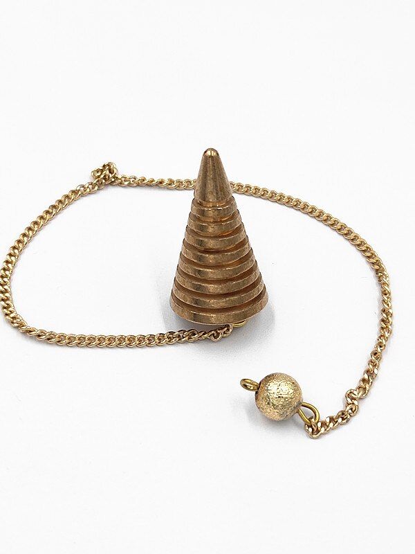 metal pendant cones pendulum clock is made of pure copper Pendule Pendulums for Radiesthesia witch pendant(null)