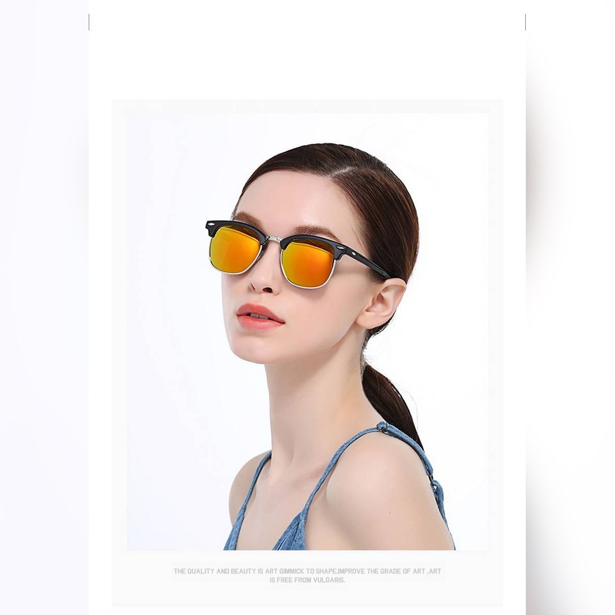 Designer Retro Round Sunglasses Men and Women(Null)
