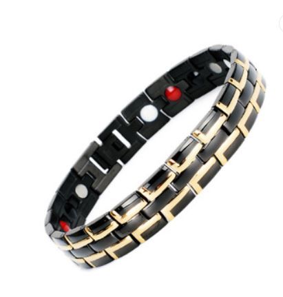 Germanium Magnetic Bracelets for Men Bangle Stainless Steel Bio Energy Male Jewelry
