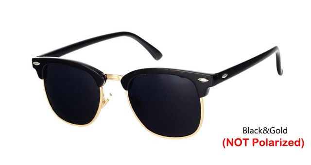 RBRARE Semi-Rimless Brand Designer Sunglasses Women/Men Polarized UV400 Classic Oculos De Sol Gafas Retro Eyeglasses