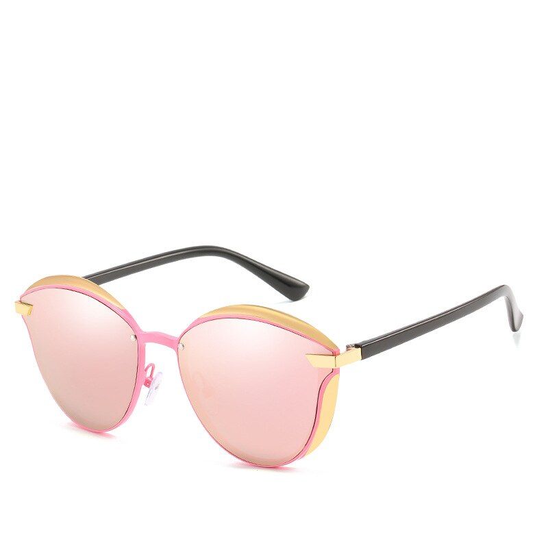 B4 Without PackageSAOIOAS Luxury Women Sunglasses Fashion Round Ladies Vintage Retro Brand Designer Oversized Female Sun Glasses oculos gafas