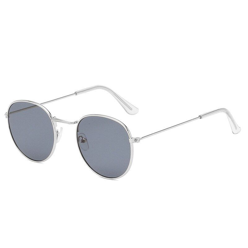 C21Kinlion Vintage Round Metal Sunglasses Women Mens Oversized Sunglasses Retro Classic Ladies Oculos Gafas Feminino Sun Glasses