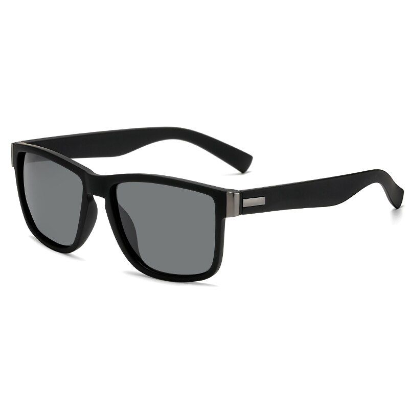 C2Sand Black GreyBrand Design Men Polarized Sunglasses Male Square Driving Sun Glasses Vintage Coating Mirror Goggles UV400 Shades Oculos de sol