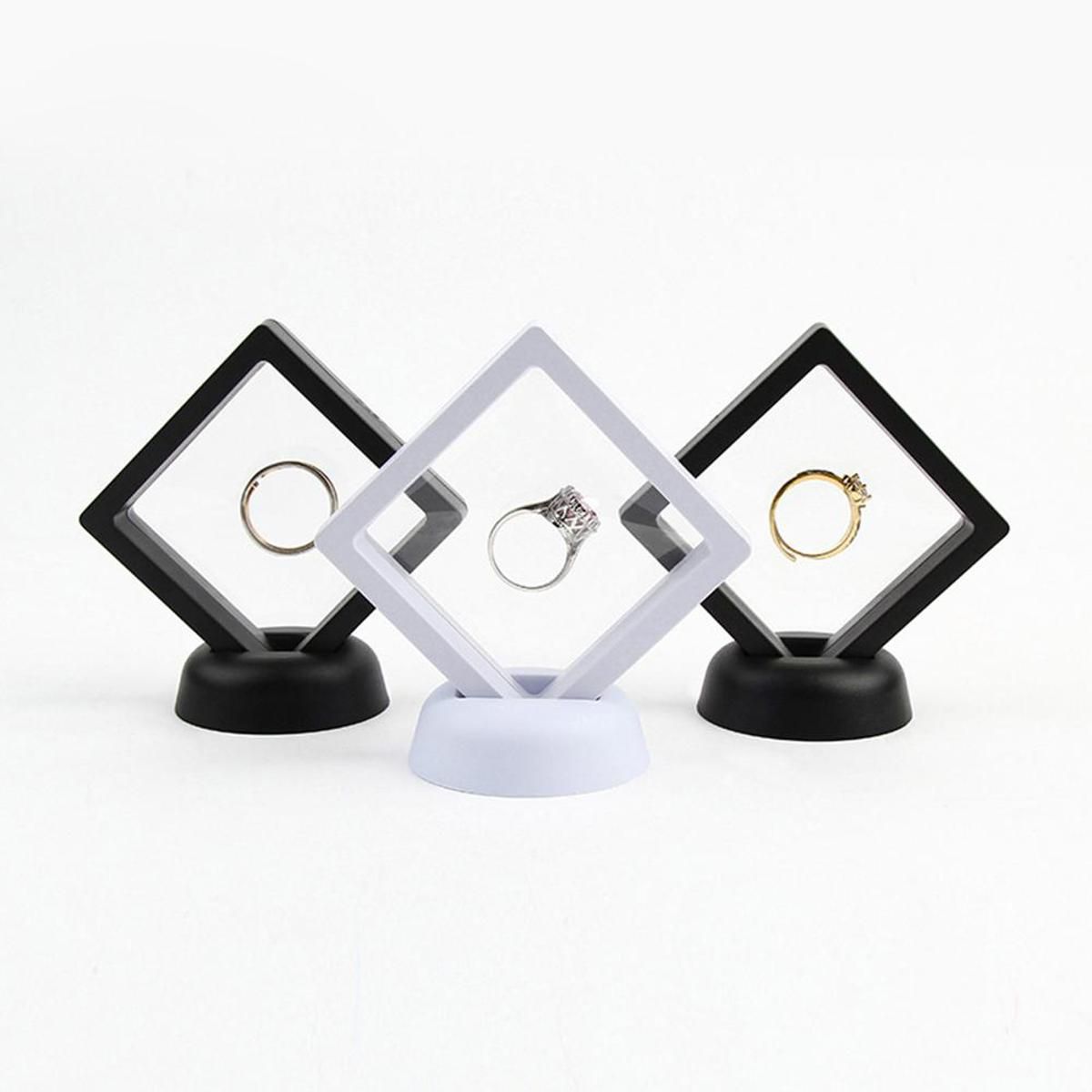 Fashion Creative Simple Dust-proof Transparent PE Film Display Jewelry Storage Box