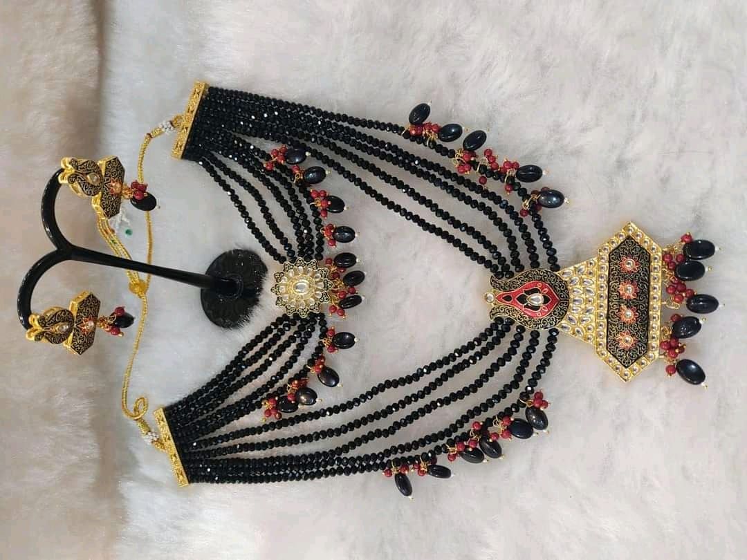 Stone Necklace Jewelry Set For Women
