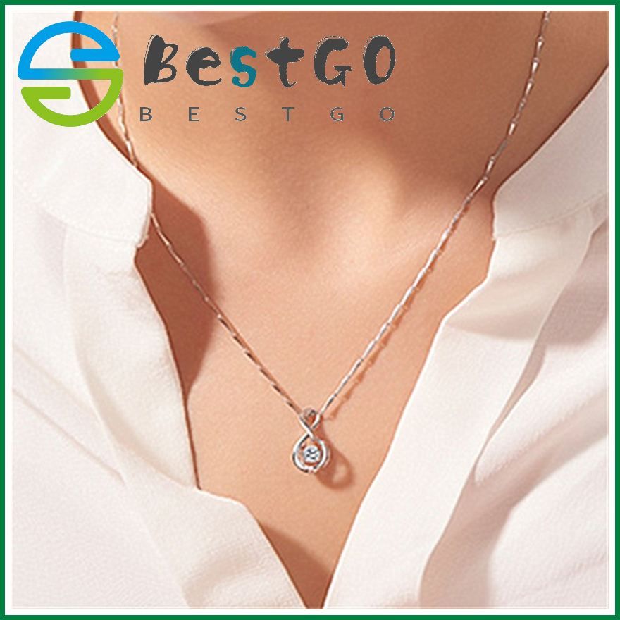 Korean Of The Soft Angel Flow Rhyme Pendant, Fashionable And Smart Heart-Shaped Intertwined Pendant, Infinite Love Symbol Pendant