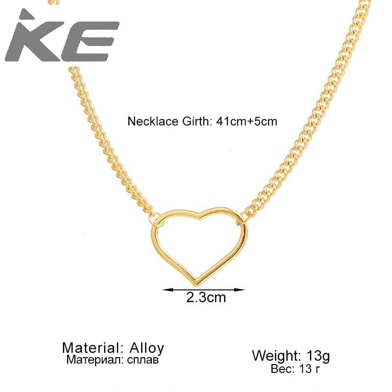 Heart Chain Necklace For Women collar Aesthetic Jewellery Christmas Party halloween Chocker
