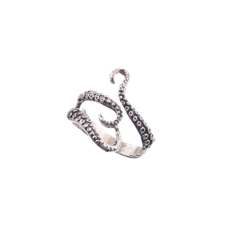 Creative Exaggerated Octopus Style Rings  Opening Adjustable Ring For Women Girls Fashion Metal Party Gifts Jewelry