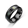 Chic Stainless Steel Tature Sensor Uni Finger Ring Jewelry Couple Gift