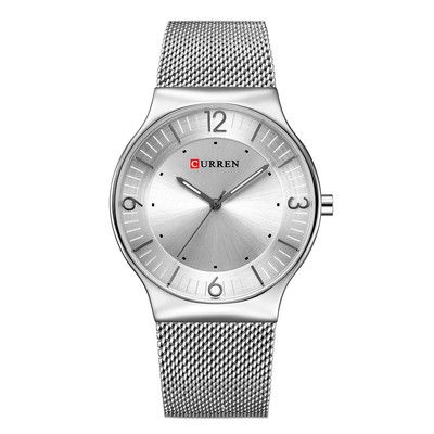 CURREN 8304 2018 New Fashion Simple Business Digital Quartz Men Watches Clock Full Steel Waterproof Male Wrist Watch Montre Homme【With Box】