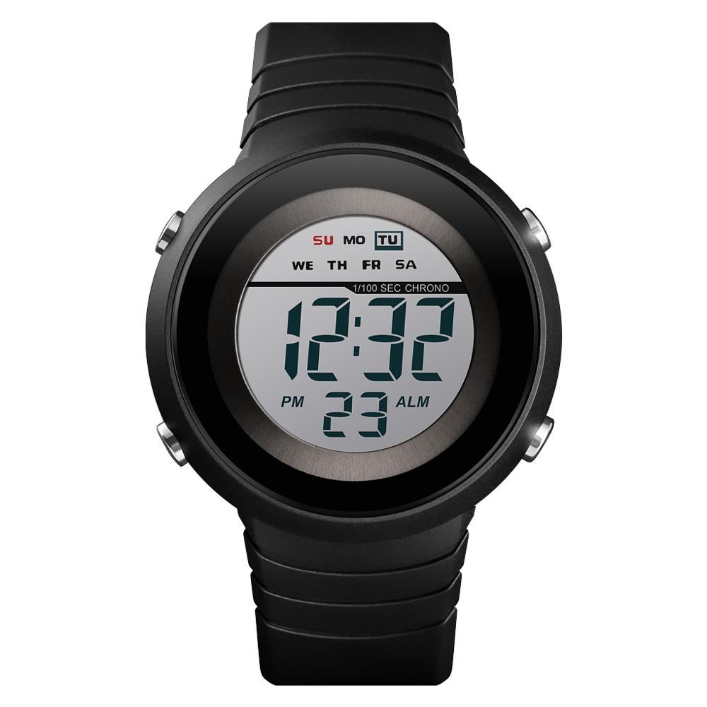 SKMEI Fashion Sport Watch Men Digital Watch Week Display Alarm Clock 5Bar Waterproof Watches Men relogio