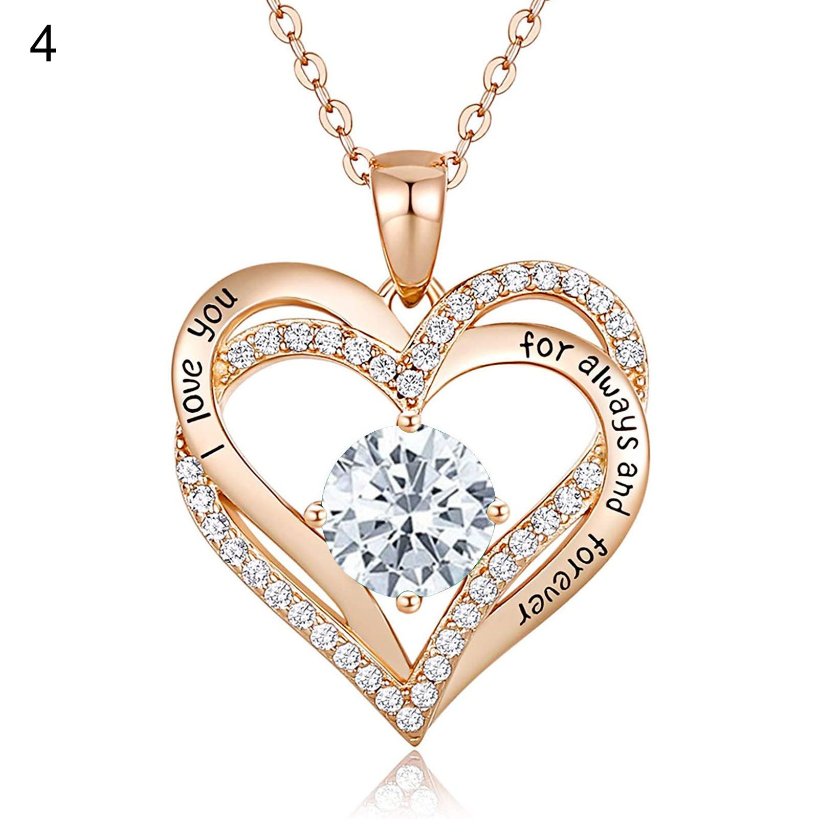 Choker Neckle Noble Love Heart Pendant Neckle