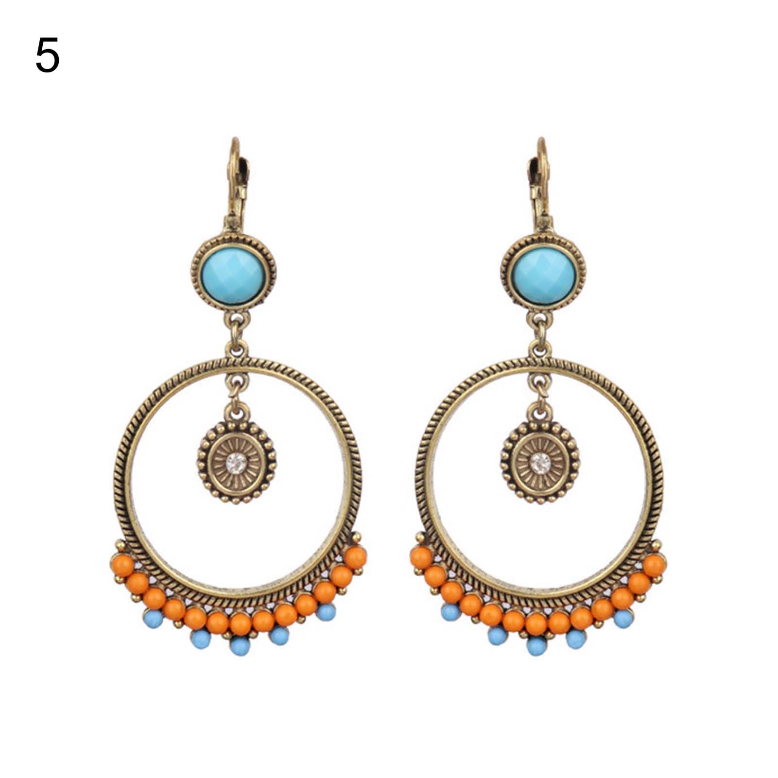 Drop Earrings Exquisite Ethnic Style Tassel Charm Earrings