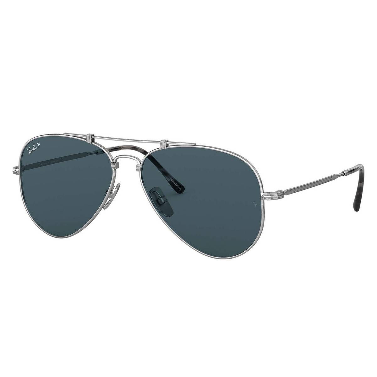 Avaiator Classic SunGlass - Silver/Black (With Box)