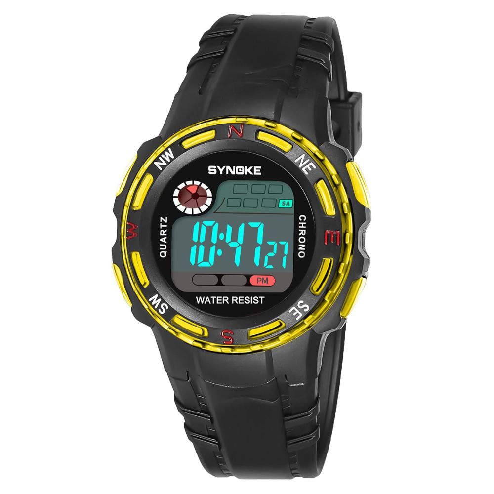 Children Watches Kids Wrist Watch Back Light Alarm 50m Waterproof Student Sport LED Display Digital Watch For Boy Girl Gift