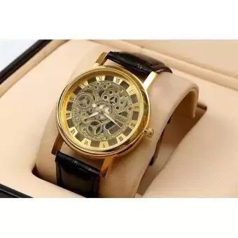 SEWOR Leather Analog Watch For Men