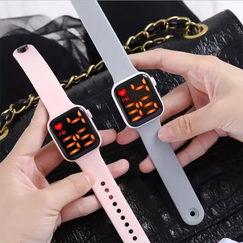 2021 Digital Watch Waterproof 30M Fashion Women'S Watch For Men'S Sports Waterproof Simple Silicone Electronic Watch For Women - Digital Watch