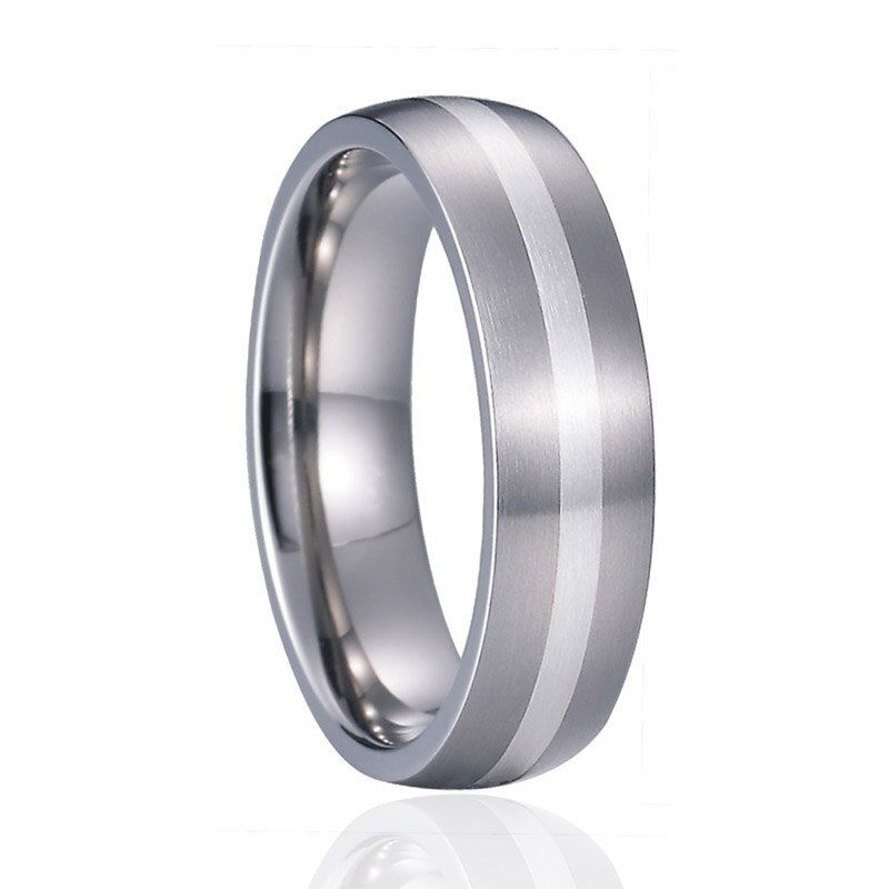 Alliance Wedding rings set for him and her white color titanium jewelry marriage Couple Rings for men and women