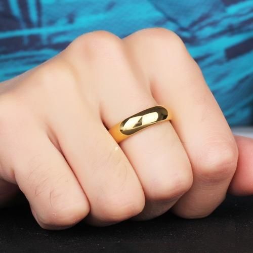 Golden   Stainless Steel Finger Ring