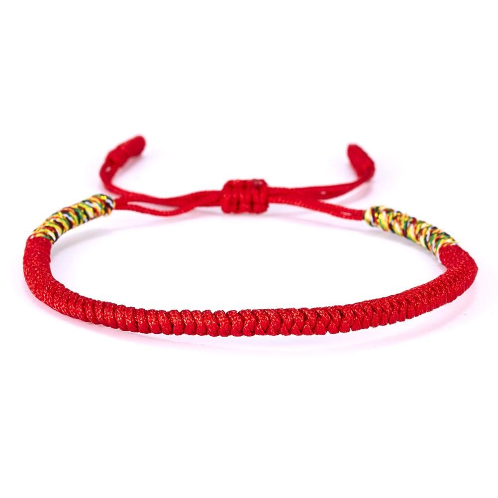 Women Men Handmade Knot Braided Rope Bracelet Adjustable Lucky Bangle Jewelry