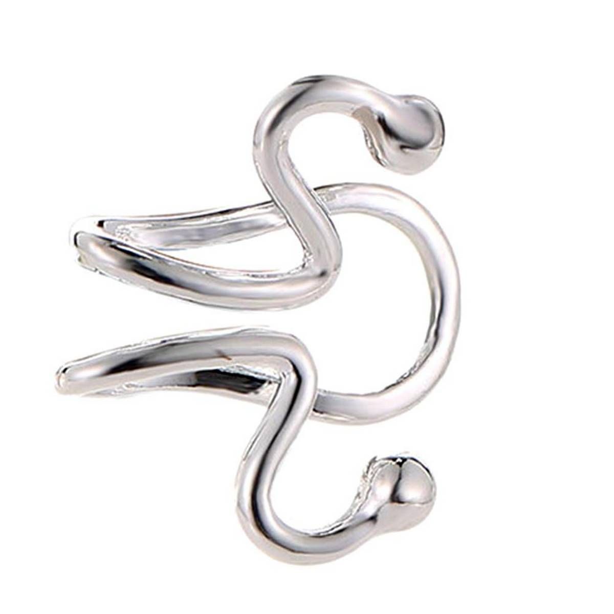 Women Geometric Curve Ear Cuff Clip Earrings No Piercing Jewelry