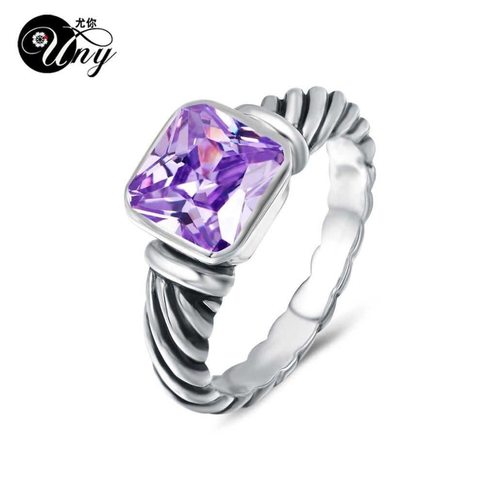 UNY Ring Vintage Antique Rings Antique Twisted Cable Wire Rings Femme Designer Fashion Brand David Rings Christmas Jewelry Gifts