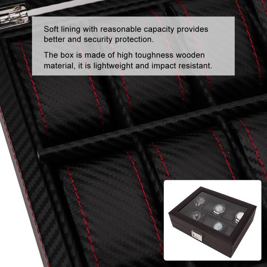 10 Grids Portable T l Watch Display Storage Box Collector Case Organizer for gs Ear g Neckl es ft rl Mot r Women