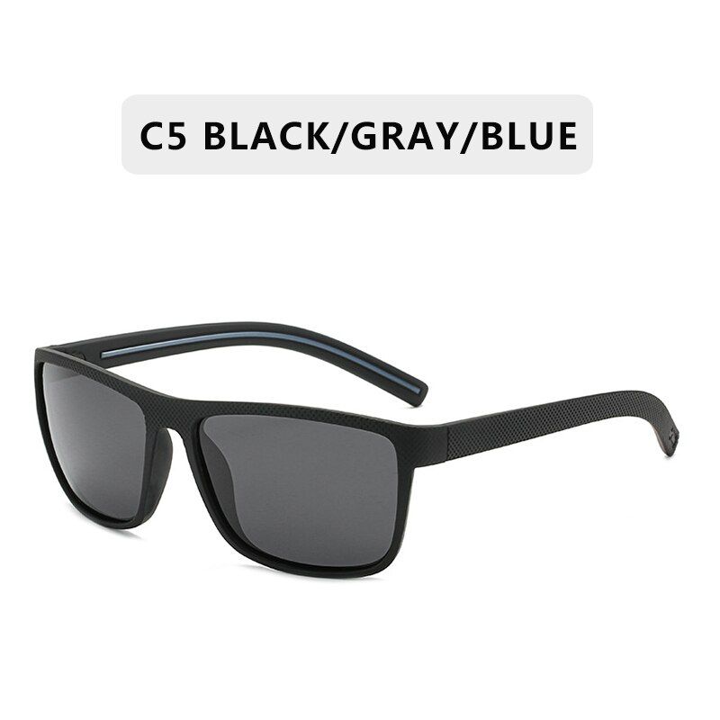 2022 Vintage Sports Style Polarized Sunglasses Men Luxury  Designer Driving Retro Square Sun Glass Shades for Women Goggles-C5-Polarized