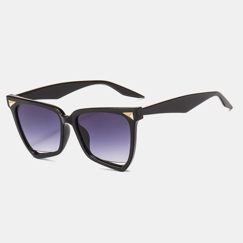 C1 Gradient GrayROYAL GIRL 2020 Plastic Personality Ladies Sunglasses Brand Designer Leopard Rice Nail Color Cat Eye Sunglasses ss334