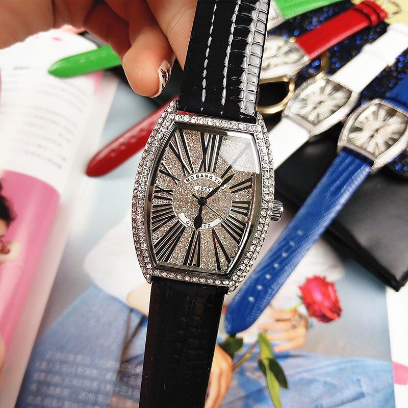 Top Brand Watches Women Casual Dress Watch Women Leather Band Quartz Wrist Watch ladies Clock Montre Femme Reloj Mujer